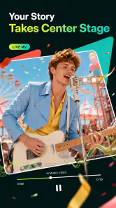 Tuni: AI Music Video Maker screenshot