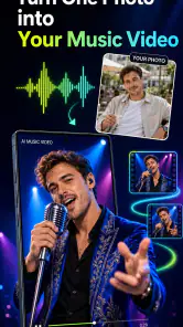 Tuni: AI Music Video Maker screenshot