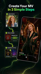 Tuni: AI Music Video Maker screenshot