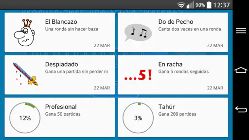Tute Medio screenshot