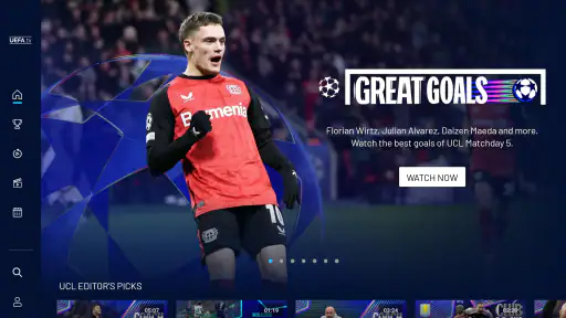 UEFA.tv screenshot