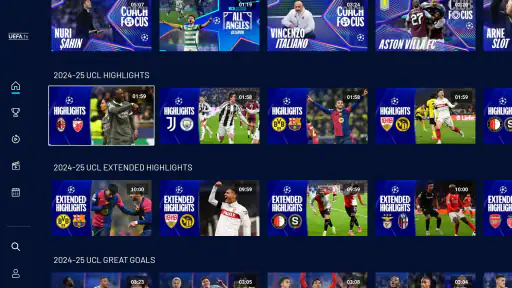 UEFA.tv screenshot
