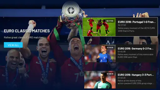 UEFA.tv screenshot
