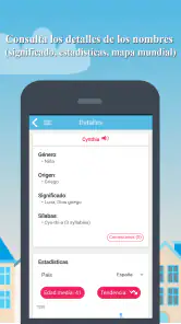 Un nombre de bebé entre los 2 screenshot