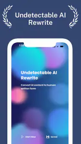 Undetectable AI Rewrite screenshot