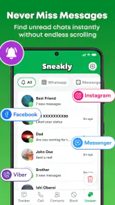 Unseen Chat & Track: Sneakly screenshot