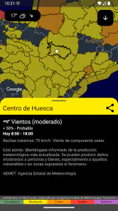 UnWX (Avisos Meteorológicos) screenshot