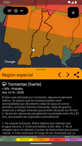 UnWX (Avisos Meteorológicos) screenshot