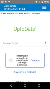 UpToDate screenshot
