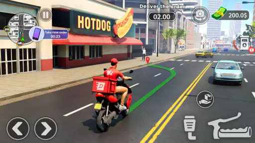 Urban Food Delivery Game screenshot