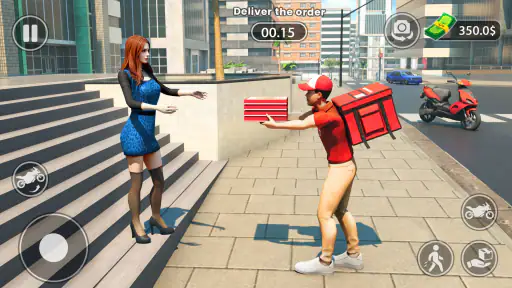 Urban Food Delivery Game screenshot