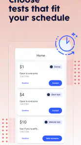 UserTesting screenshot