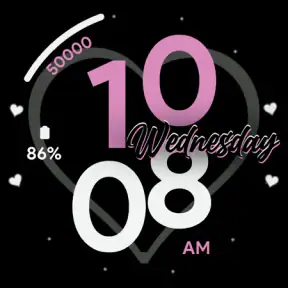 Valentine Dial - Watch face screenshot