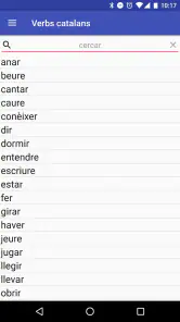 Verbs catalans screenshot