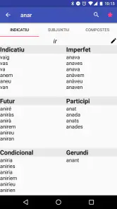 Verbs catalans screenshot