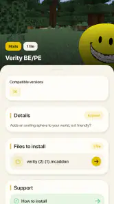 Verity Mod for Minecraft PE screenshot