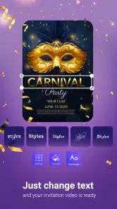 Video Invitation Maker screenshot