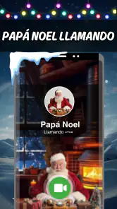 videollamada papa noel español screenshot