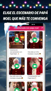 videollamada papa noel español screenshot
