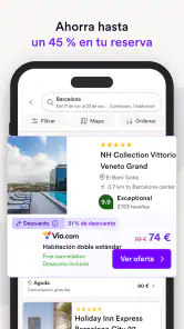 Vio.com: hoteles y viajes screenshot