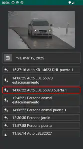 Visor de cámara IP WiFi screenshot