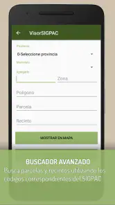 VisorSIGPAC - Libreta de campo screenshot
