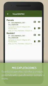 VisorSIGPAC - Libreta de campo screenshot
