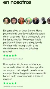 Vivid Business y Personal screenshot