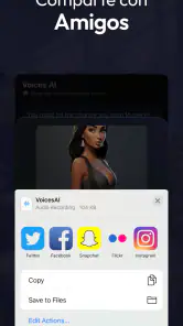 Voices AI: Cambiador de Voz screenshot