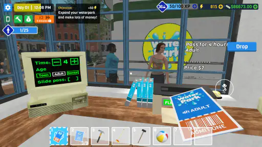 Waterpark Owner Simulator screenshot