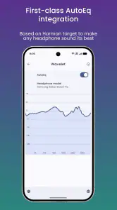 Wavelet: headphone equalizer screenshot