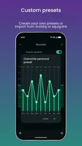 Wavelet: headphone equalizer screenshot