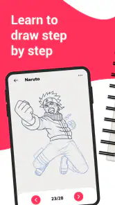 WeDraw - Cómo Dibujar Anime screenshot