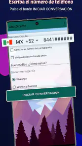WhatsDirecto - Sin guardar screenshot