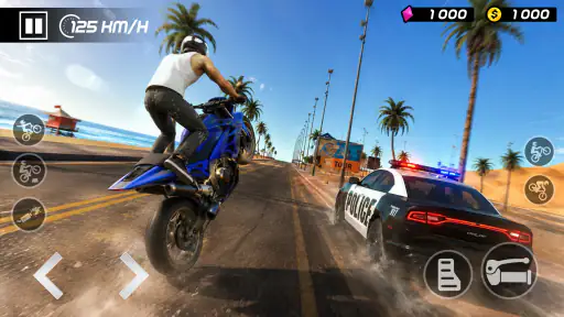 Wheelie Stunt Moto 3D screenshot