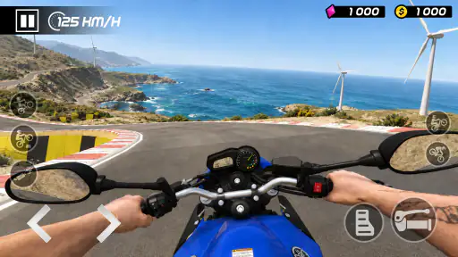 Wheelie Stunt Moto 3D screenshot