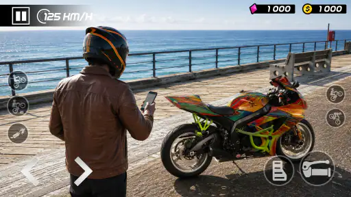 Wheelie Stunt Moto 3D screenshot