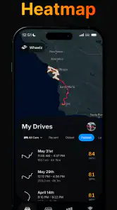 Wheelz - Social Drive Tracker screenshot
