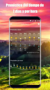 Widget pronóstico del tiempo screenshot