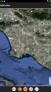 Wildfire Map screenshot