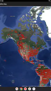Wildfire Map screenshot
