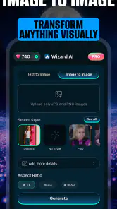 Wizard: AI Photos & AI Filters screenshot