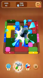Wood Escape: Color Block screenshot