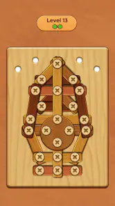 Wood Screw Puzzle screenshot