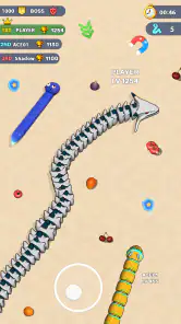 Worms .io Hungry Game screenshot