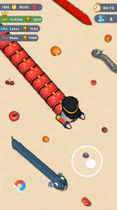 Worms .io Hungry Game screenshot