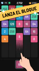 X2 Blocks 2048 Lanza y Fusiona screenshot