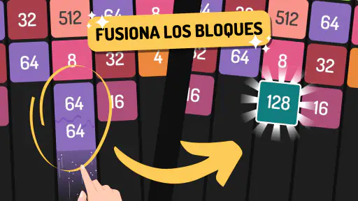 X2 Blocks 2048 Lanza y Fusiona screenshot