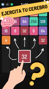 X2 Blocks 2048 Lanza y Fusiona screenshot