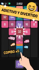 X2 Blocks 2048 Lanza y Fusiona screenshot